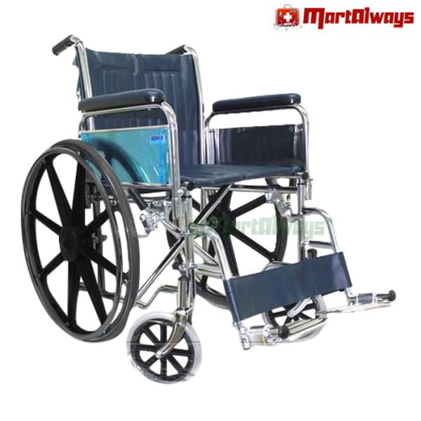Chrome Detachable Wheelchai