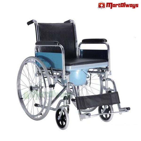 commode wheelchair with det